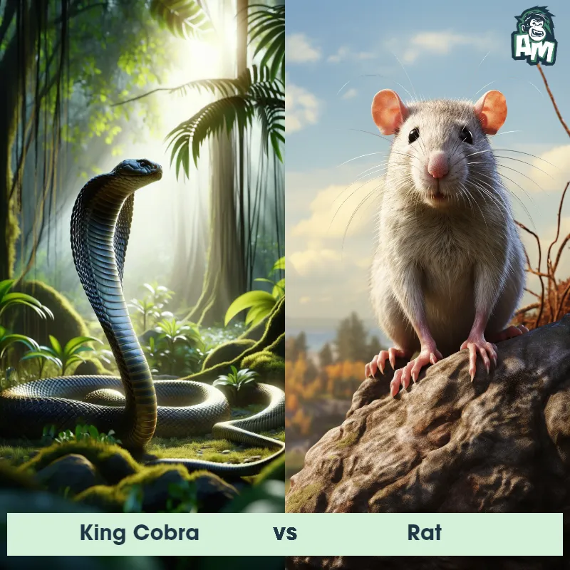 King Cobra vs Rat - Animal Matchup