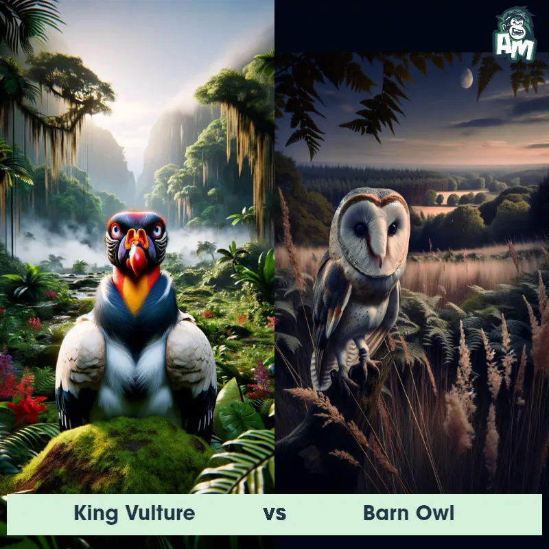 King Vulture vs Barn Owl - Animal Matchup