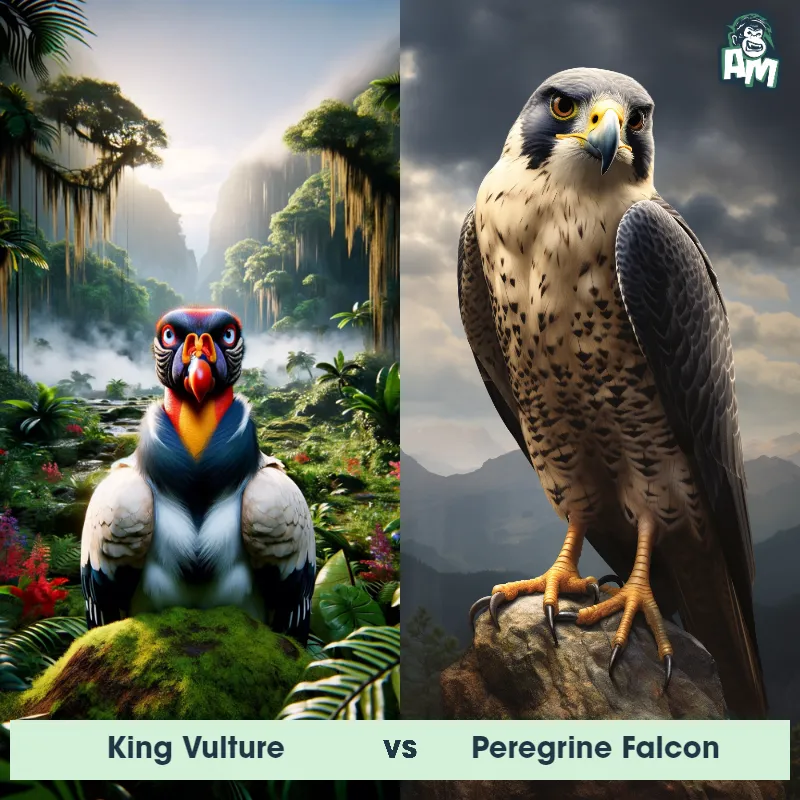 King Vulture vs Peregrine Falcon - Animal Matchup