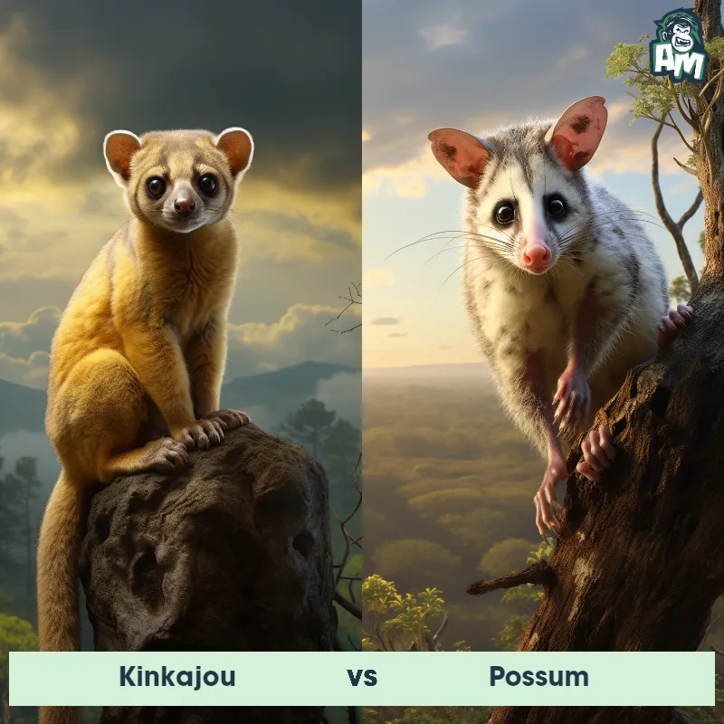 Kinkajou vs Possum - Animal Matchup