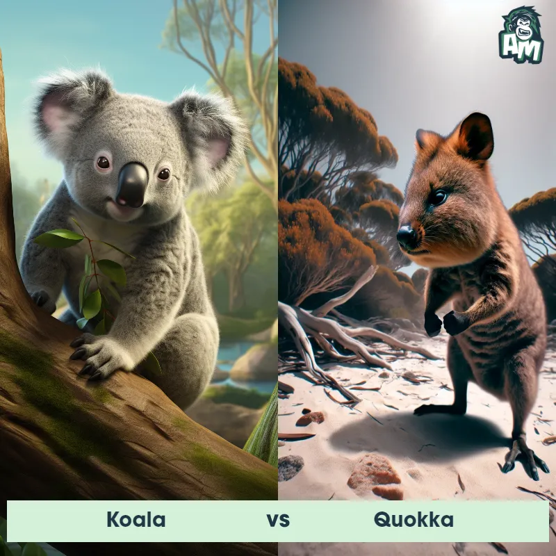 Koala vs Quokka - Animal Matchup
