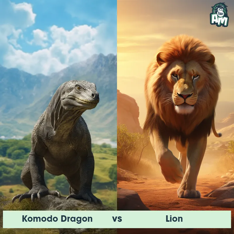 Komodo Dragon vs Lion - Animal Matchup