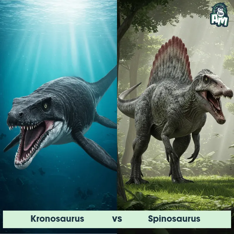 Kronosaurus vs Spinosaurus - Animal Matchup
