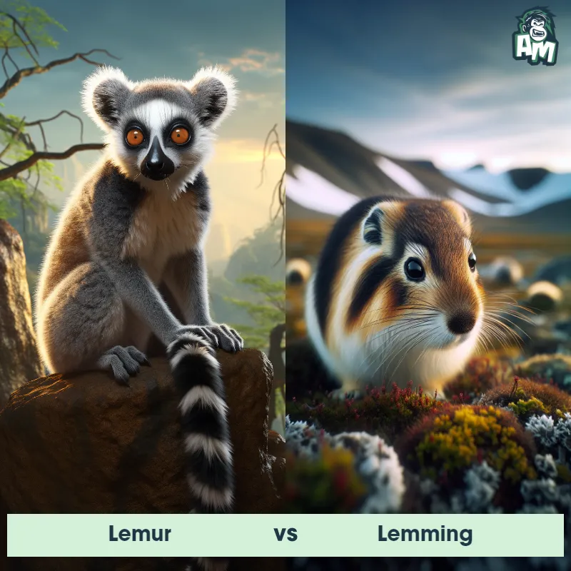 Lemur vs Lemming - Animal Matchup