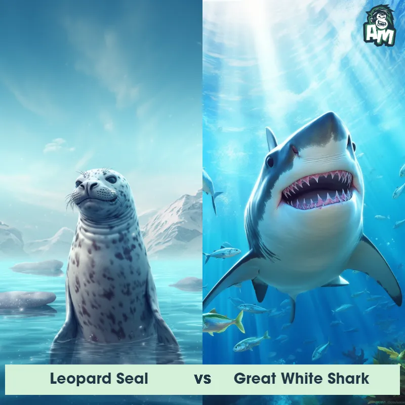 Leopard Seal Vs Great White Shark - Animal Matchup