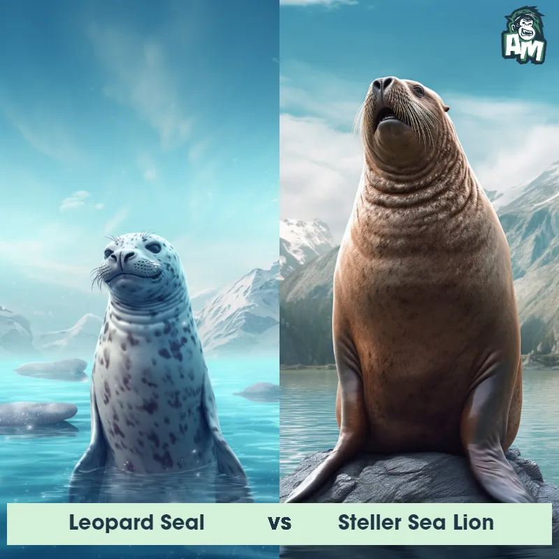 Leopard Seal vs Steller Sea Lion - Animal Matchup