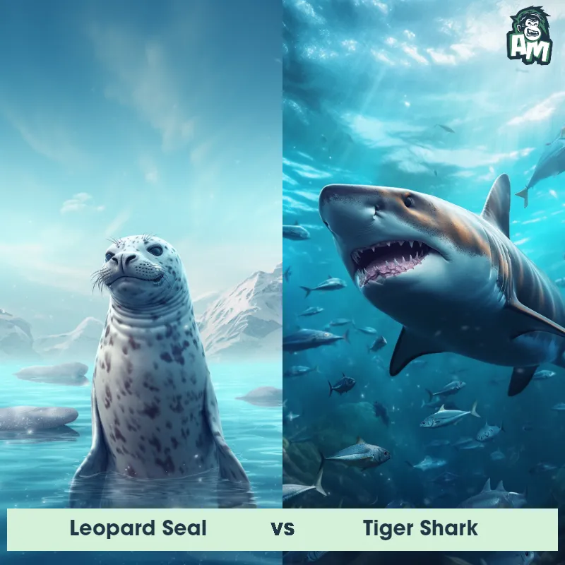Leopard Seal vs Tiger Shark - Animal Matchup