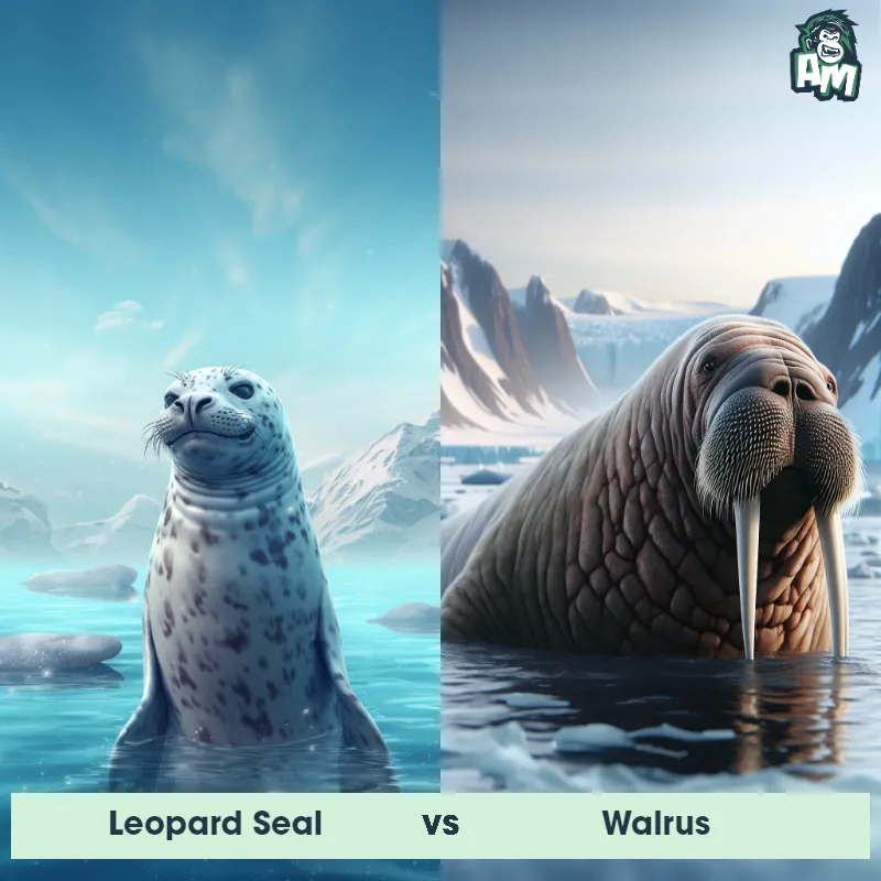 Leopard Seal vs Walrus - Animal Matchup