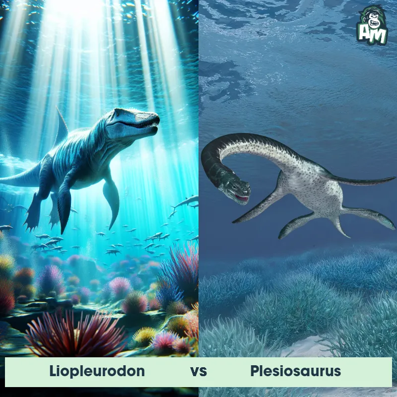 Liopleurodon vs Plesiosaurus - Animal Matchup