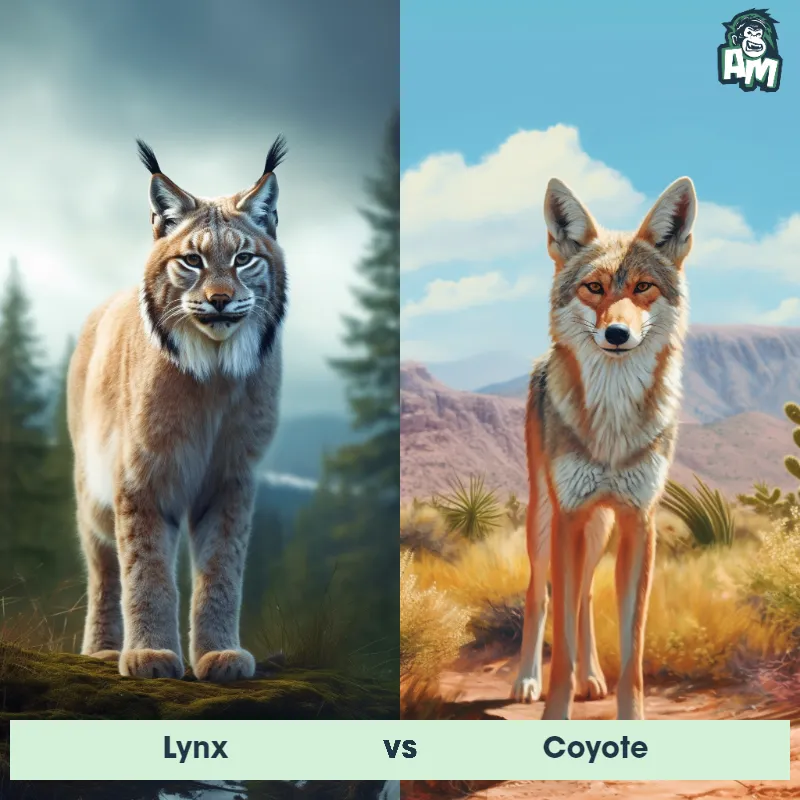 Lynx vs Coyote - Animal Matchup