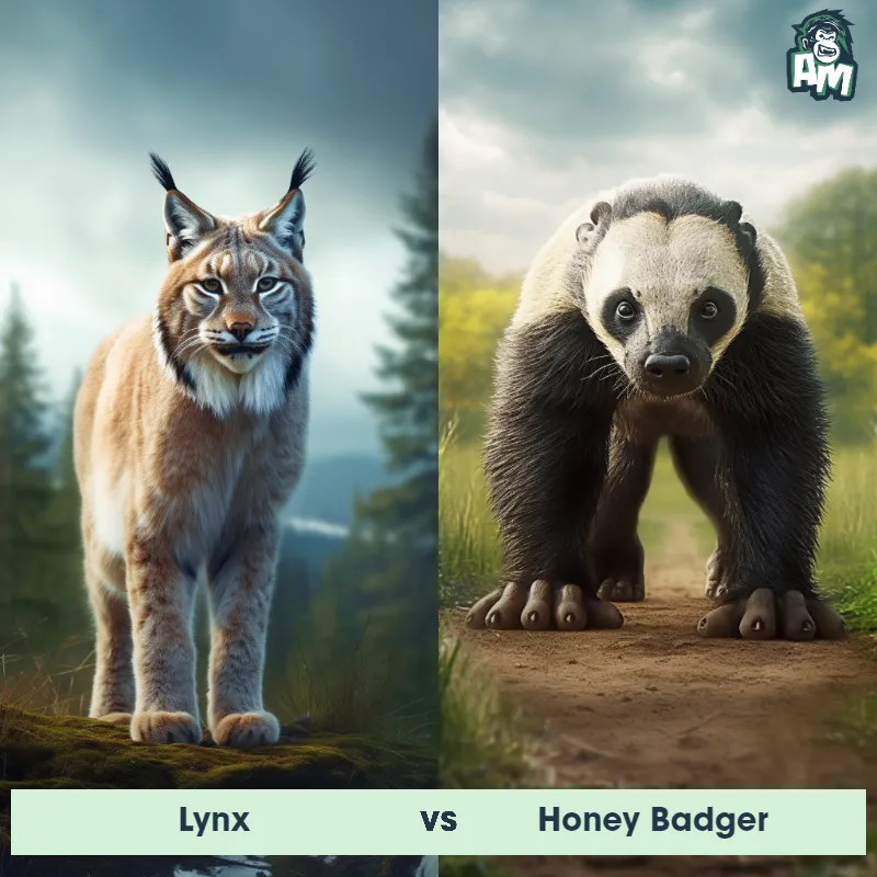 Lynx vs Honey Badger - Animal Matchup