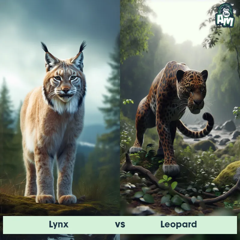 Lynx vs Leopard - Animal Matchup