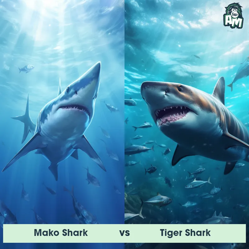 Mako Shark vs Tiger Shark - Animal Matchup
