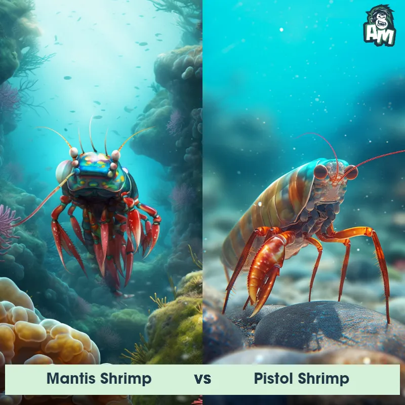 Mantis Shrimp vs Pistol Shrimp - Animal Matchup