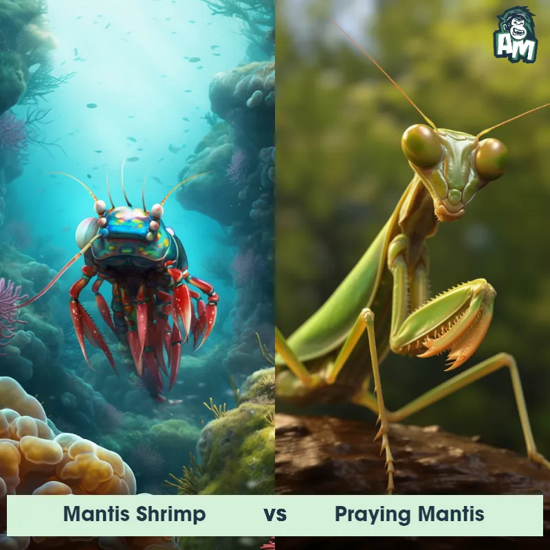Mantis Shrimp vs Praying Mantis - Animal Matchup