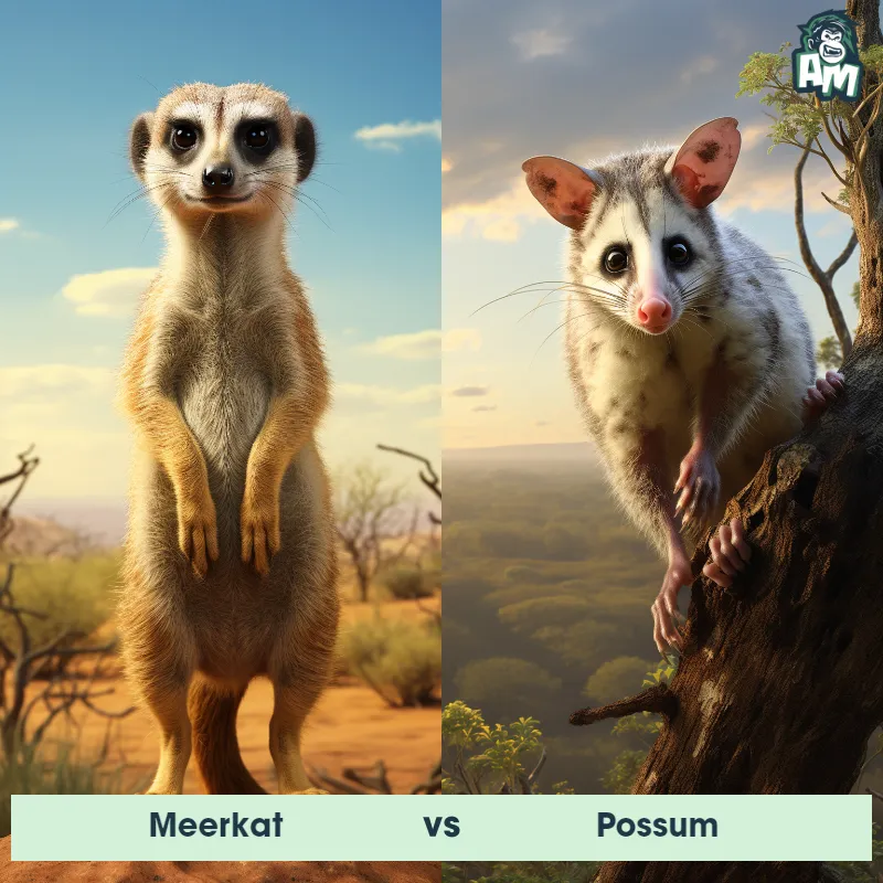 Meerkat vs Possum - Animal Matchup