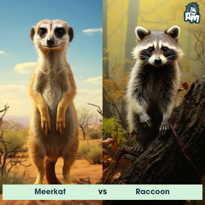 Meerkat vs Raccoon - Animal Matchup