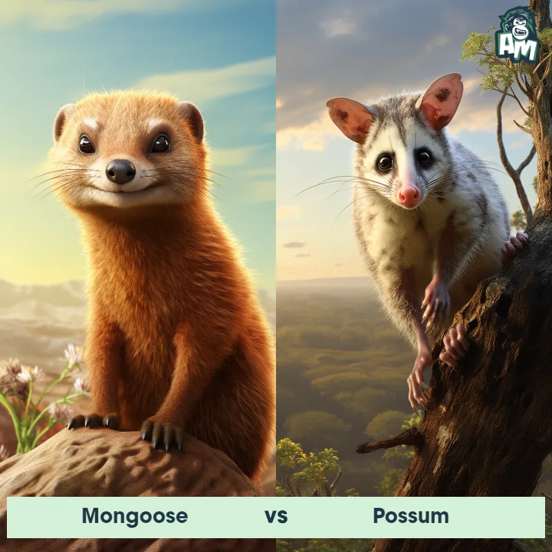 Mongoose vs Possum - Animal Matchup