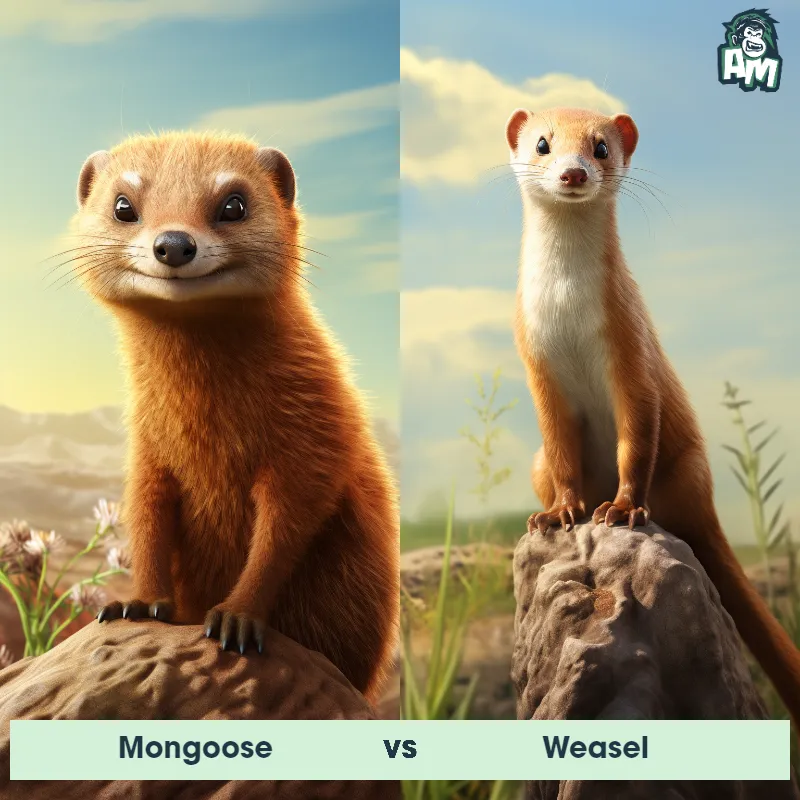 Mongoose vs Weasel - Animal Matchup