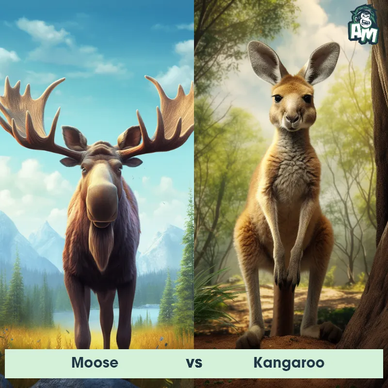 Moose vs Kangaroo - Animal Matchup