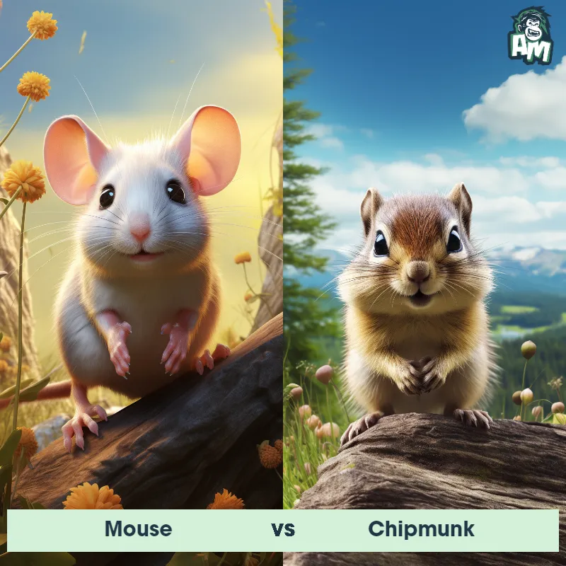 Mouse vs Chipmunk - Animal Matchup