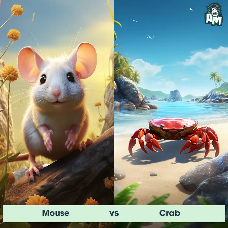 Mouse vs Crab - Animal Matchup