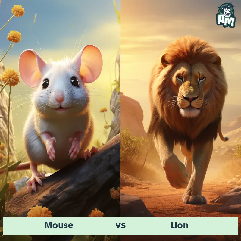 Mouse vs Lion - Animal Matchup