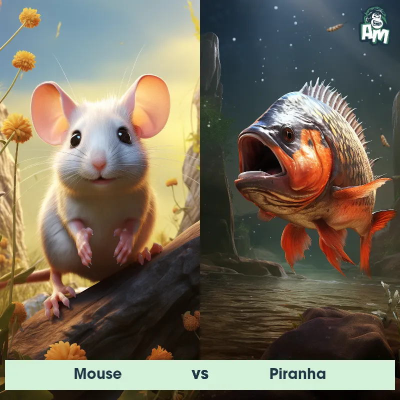 Mouse vs Piranha - Animal Matchup