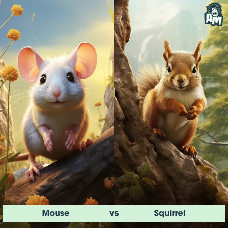 Mouse vs Squirrel - Animal Matchup
