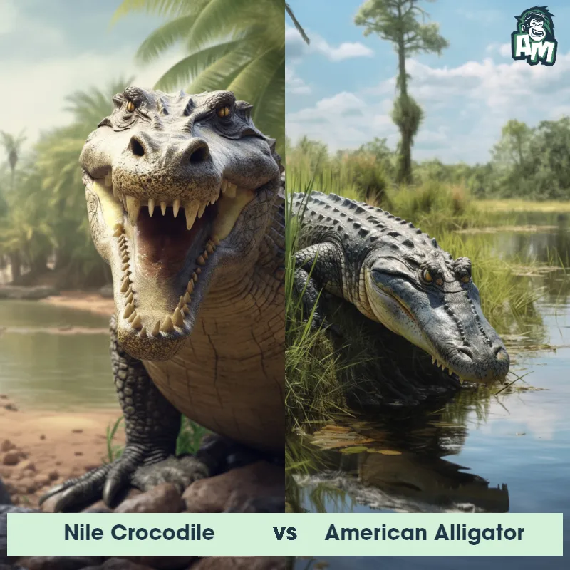 Nile Crocodile vs American Alligator - Animal Matchup