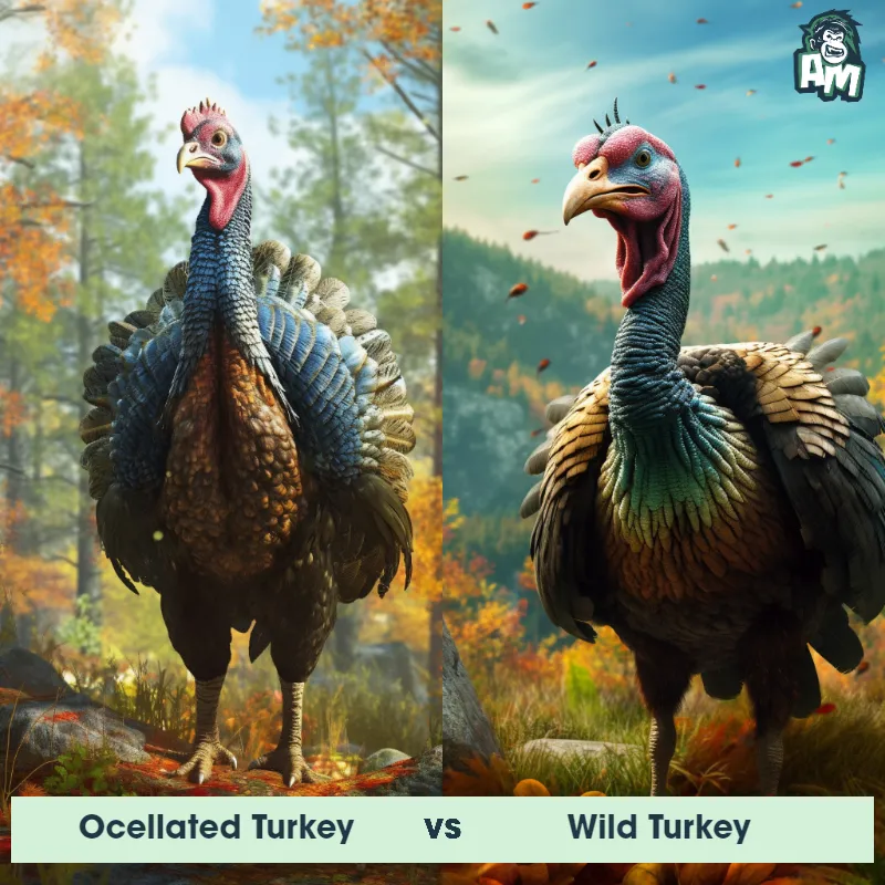 Ocellated Turkey vs Wild Turkey - Animal Matchup