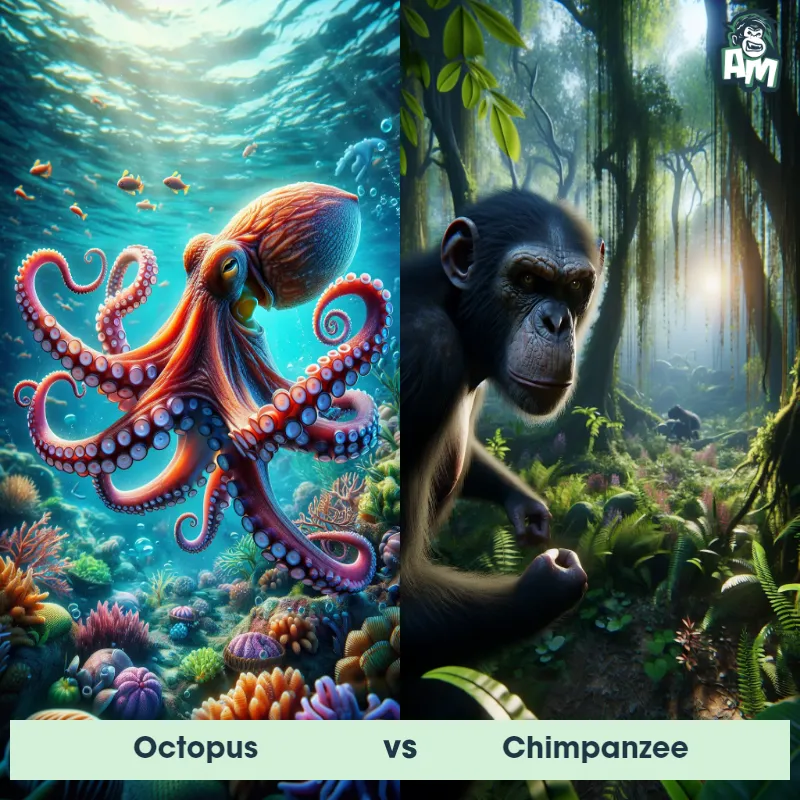 Octopus vs Chimpanzee - Animal Matchup
