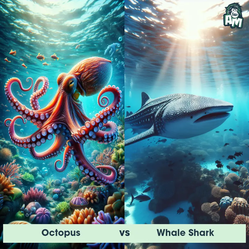 Octopus vs Whale Shark - Animal Matchup