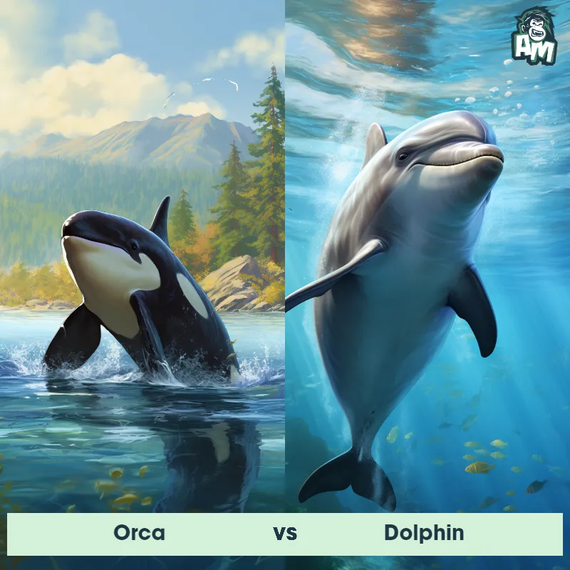 Orca vs Dolphin - Animal Matchup