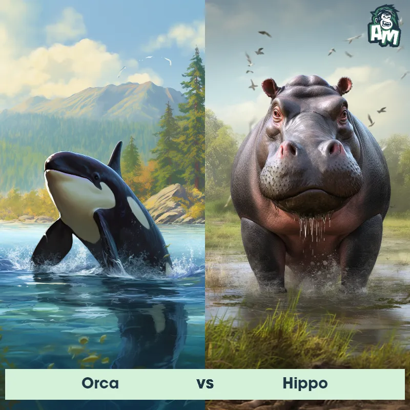 Orca vs Hippo - Animal Matchup