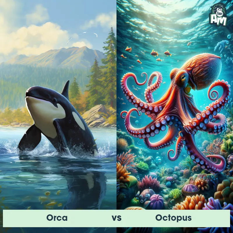 Orca vs Octopus - Animal Matchup