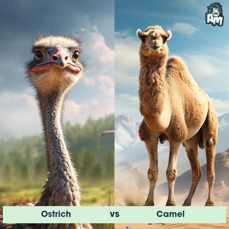 Ostrich vs Camel - Animal Matchup