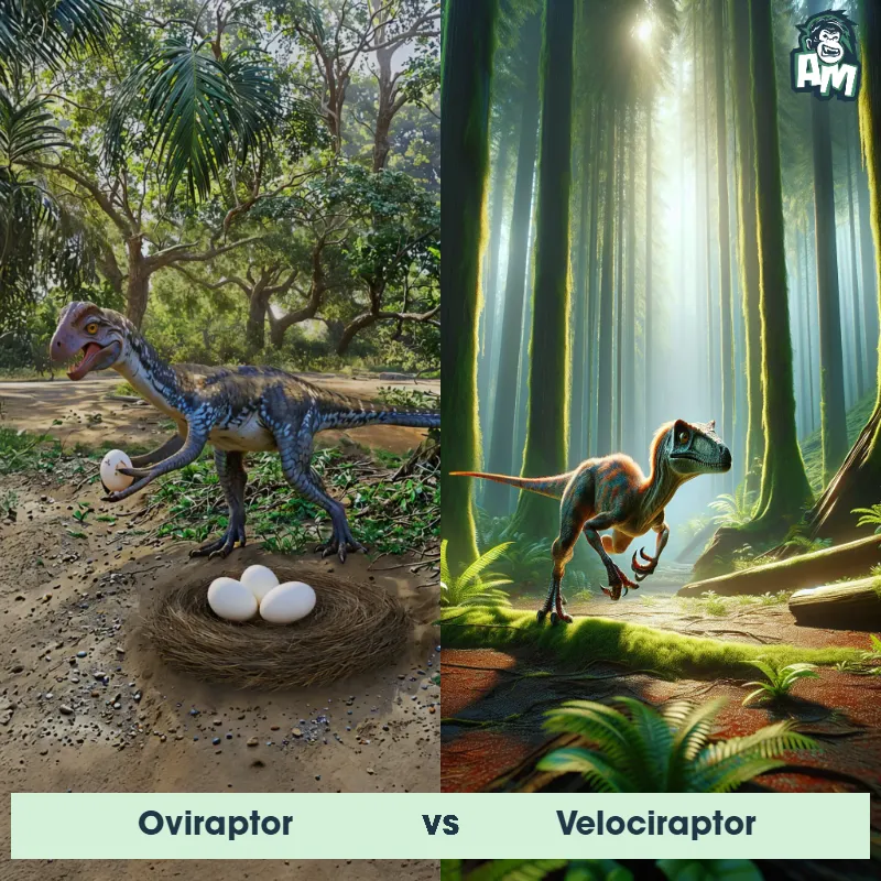 Oviraptor vs Velociraptor - Animal Matchup
