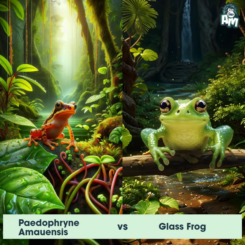 Paedophryne Amauensis vs Glass Frog - Animal Matchup