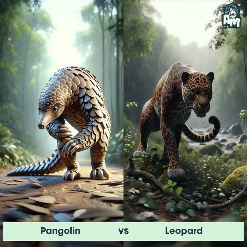 Pangolin vs Leopard - Animal Matchup
