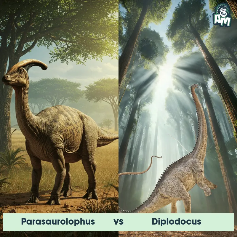 Parasaurolophus vs Diplodocus - Animal Matchup