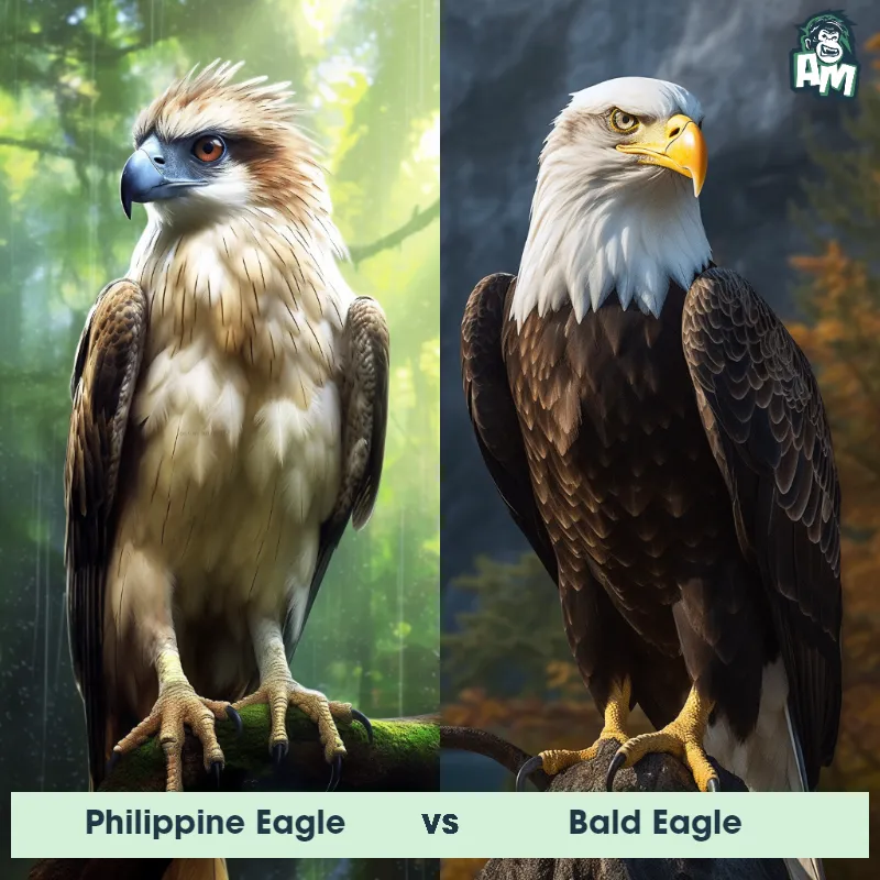 Philippine Eagle vs Bald Eagle - Animal Matchup