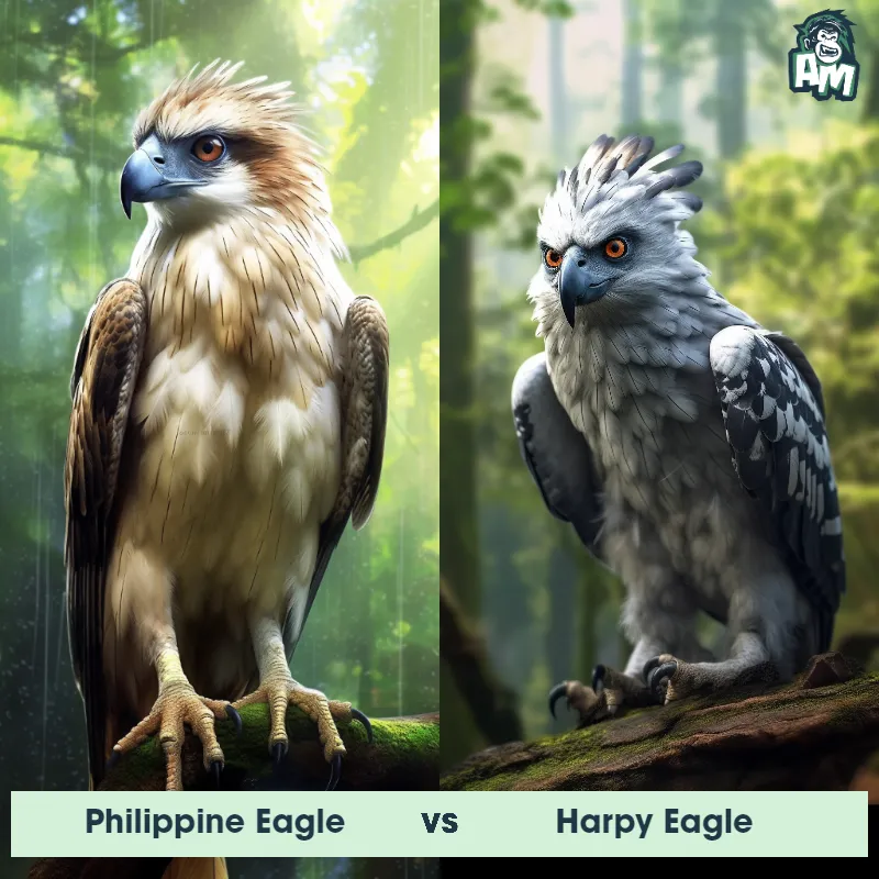 Philippine Eagle vs Harpy Eagle - Animal Matchup