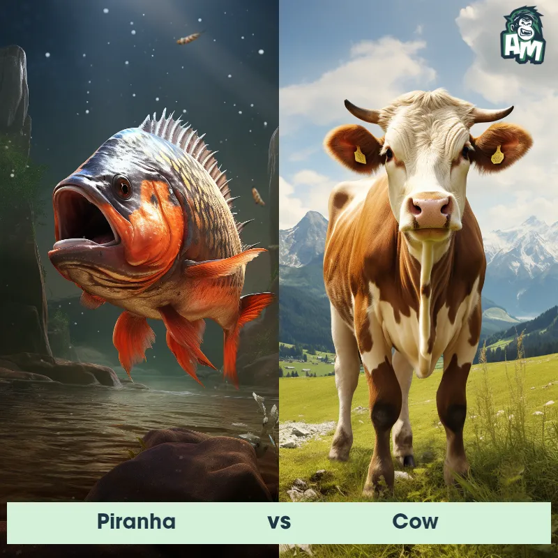 Piranha vs Cow - Animal Matchup