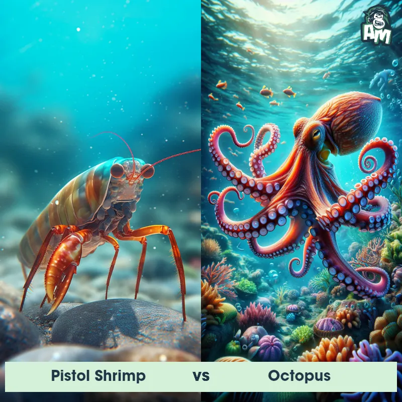 Pistol Shrimp vs Octopus - Animal Matchup
