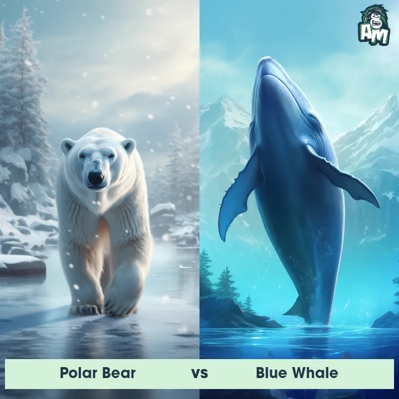 Polar Bear vs Blue Whale - Animal Matchup