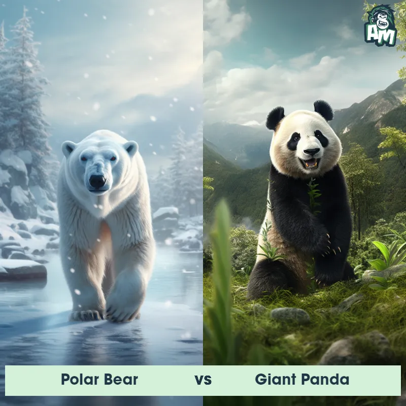Polar Bear vs Giant Panda - Animal Matchup