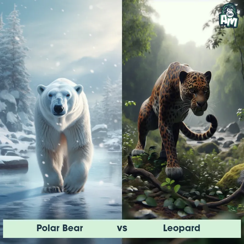 Polar Bear vs Leopard - Animal Matchup