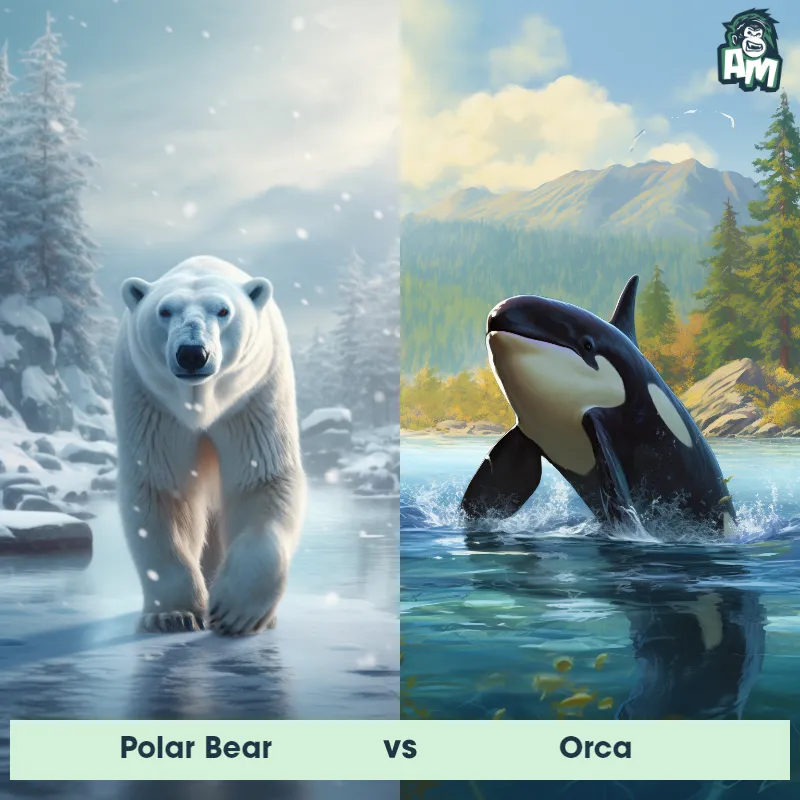 Polar Bear vs Orca - Animal Matchup