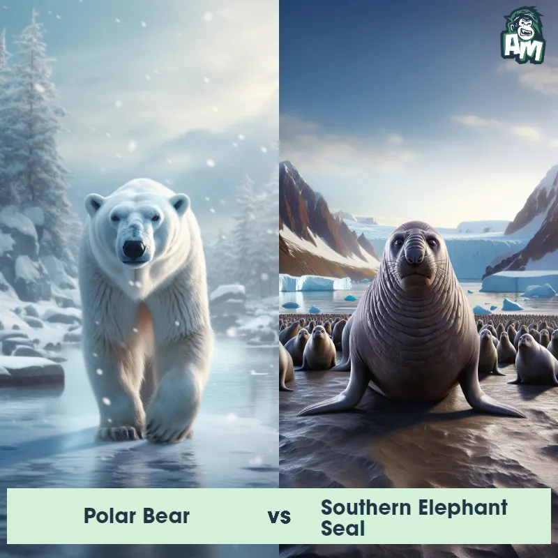 Polar Bear vs Southern Elephant Seal - Animal Matchup